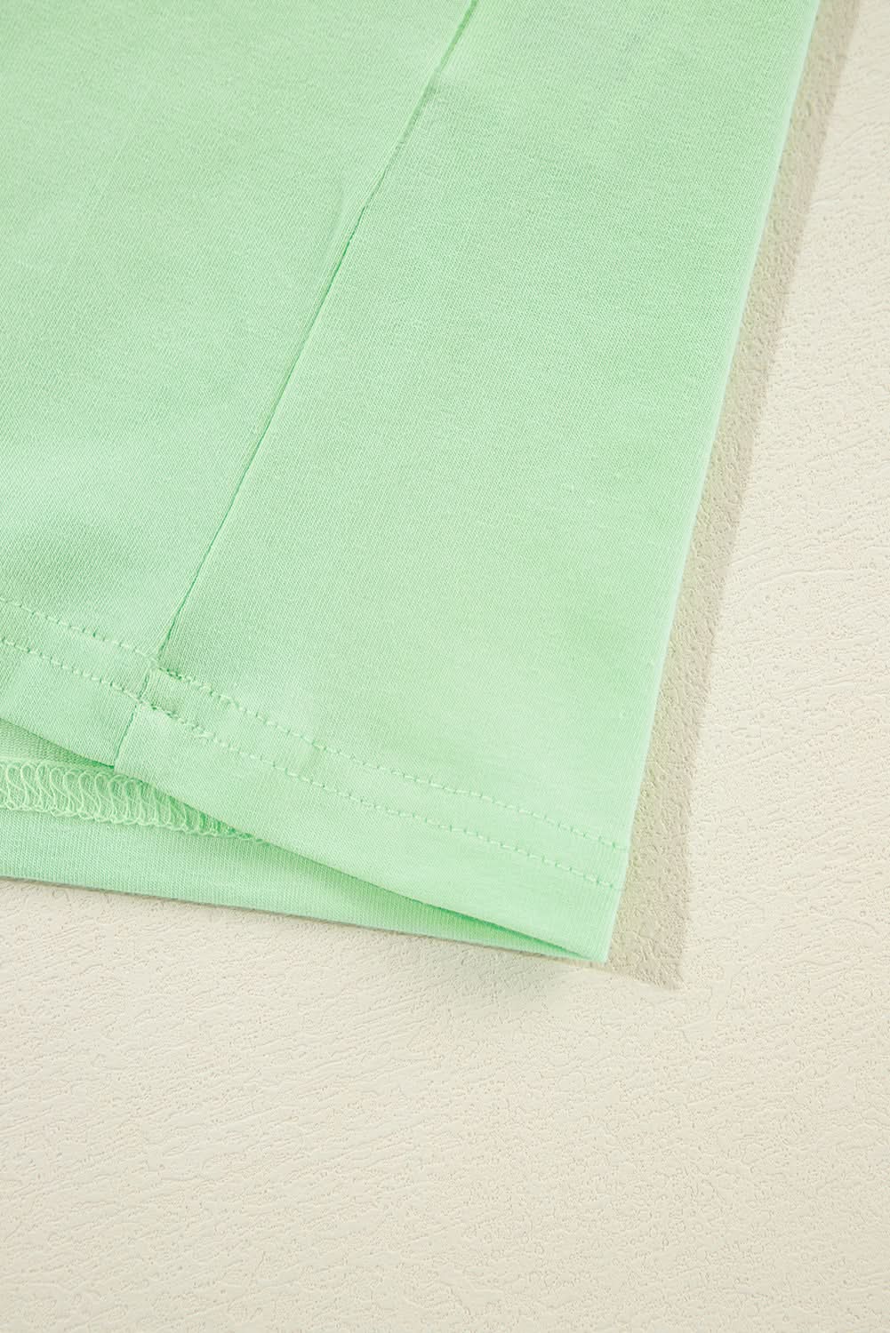 Oversized green colorblock top - Love Salve